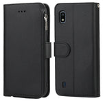 Custodia portafoglio in pelle con cerniera per Samsung Galaxy A20
