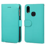 Custodia portafoglio in pelle con cerniera per Samsung Galaxy A20