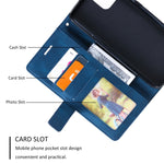 Custodia portafoglio in pelle con supporto per Samsung Galaxy A73