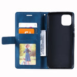 Custodia portafoglio in pelle con supporto per Samsung Galaxy A73