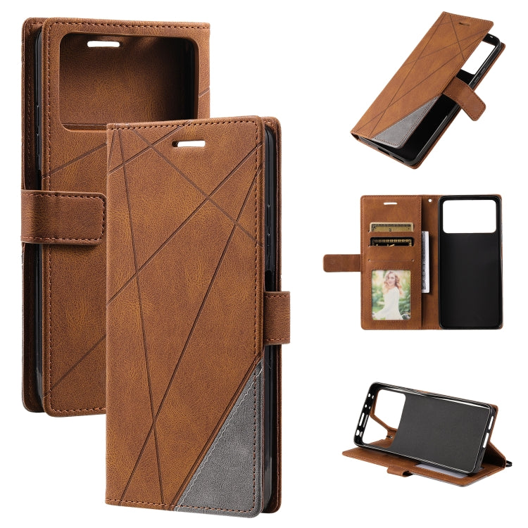 Custodia in pelle con giunture per Xiaomi Redmi Note 11S, Redmi 10C 4G Global/10