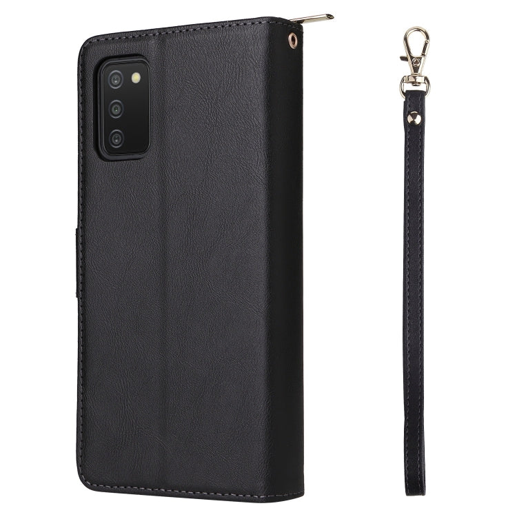 Custodia portafoglio in pelle con 9 slot per carte per Samsung