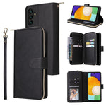 Custodia portafoglio in pelle con 9 slot per carte per Samsung