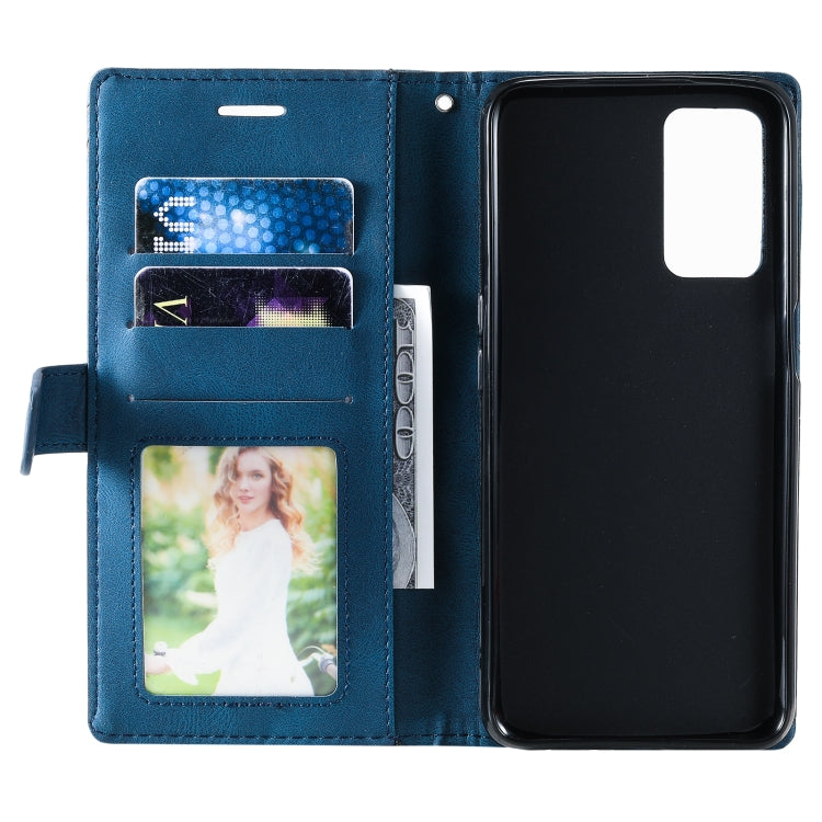 Custodia in pelle con giunture per OPPO A55s 5G