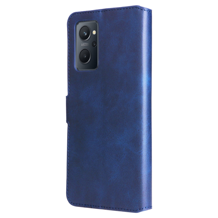 Custodia in pelle a conchiglia classica in vitello per OPPO Realme 9i, 9 Pro+, 9