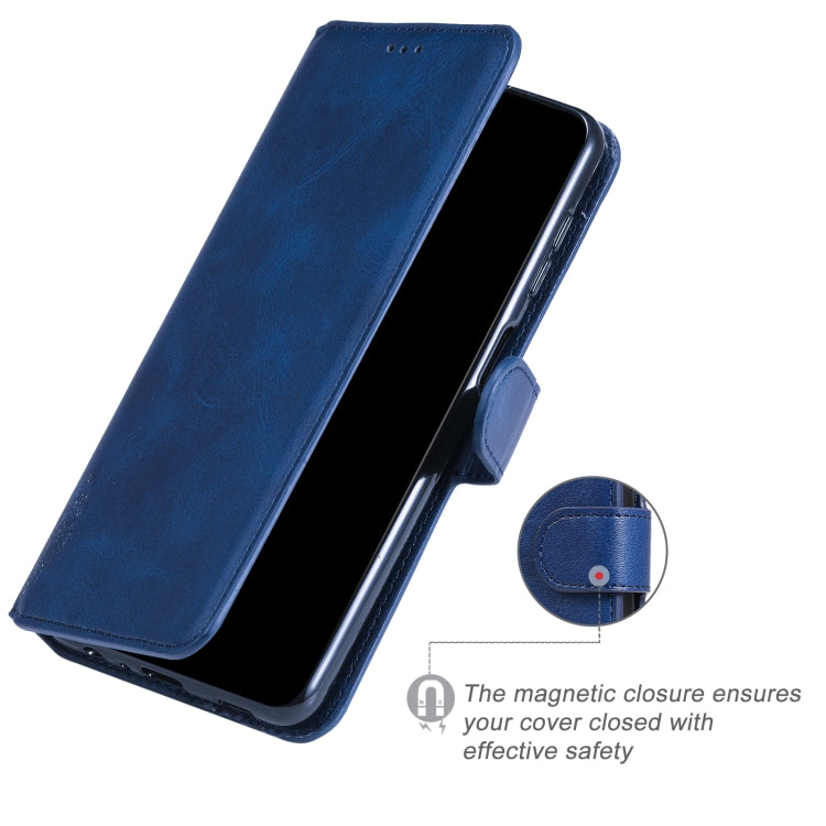 Custodia in pelle a conchiglia classica in vitello per OPPO Realme 9i, 9 Pro+, 9