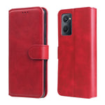 Custodia in pelle a conchiglia classica in vitello per OPPO Realme 9i, 9 Pro+, 9