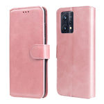 Custodia in pelle a conchiglia classica in vitello per OPPO Realme 9i, 9 Pro+, 9