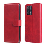 Custodia in pelle a conchiglia classica in vitello per OPPO Realme 9i, 9 Pro+, 9