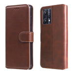Custodia in pelle a conchiglia classica in vitello per OPPO Realme 9i, 9 Pro+, 9