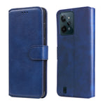 Custodia in pelle a conchiglia classica in vitello per OPPO Realme 9i, 9 Pro+, 9