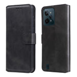 Custodia in pelle a conchiglia classica in vitello per OPPO Realme 9i, 9 Pro+, 9