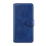 Custodia in pelle a conchiglia classica in vitello per OPPO Realme C35, Honor 50