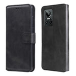 Custodia in pelle a conchiglia classica in vitello per OPPO Realme C35, Honor 50