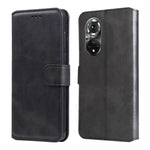Custodia in pelle a conchiglia classica in vitello per OPPO Realme C35, Honor 50