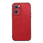 Custodia smartphone in PU con struttura in legno per OPPO Reno7 5