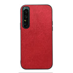 Custodia smartphone in PU con struttura in legno per OPPO Reno7 5