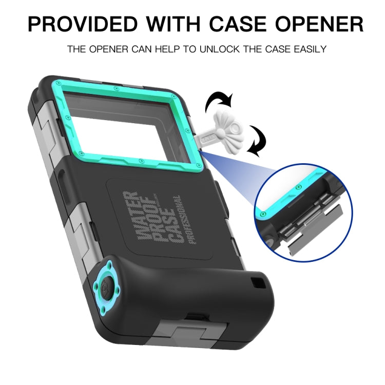 Custodia protettiva impermeabile per immersione RedPepper, Black + Blue