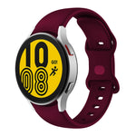 Cinturino in silicone con fibbia a farfalla per Galaxy Watch4
