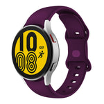 Cinturino in silicone con fibbia a farfalla per Galaxy Watch4
