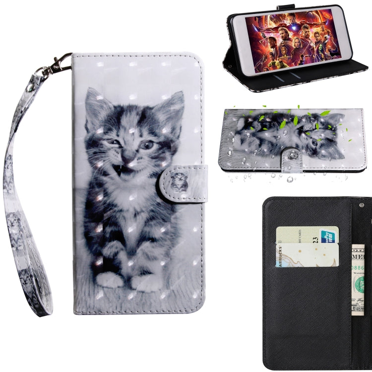 Custodia in pelle con motivo dipinto 3D per Motorola Moto E20 E30 E40 e E32