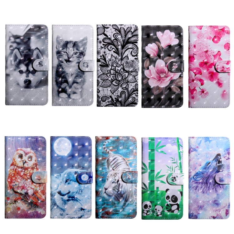 Custodia in pelle con motivo dipinto 3D per Motorola Moto E20 E30 E40 e E32