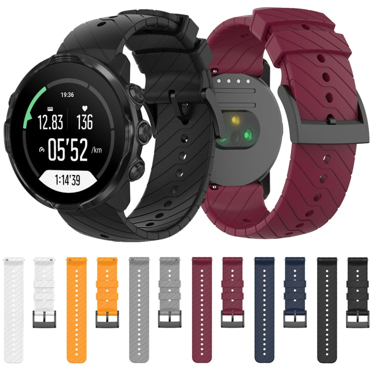 Cinturino in silicone compatibile con Suunto 7 22cm