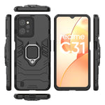 Supporto anello magnetico e custodia TPU per OPPO Realme C31