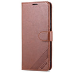 Custodia in pelle di pecora con supporto per U-Magic Enjoy 50 Plus e Honor X8 /