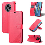 Custodia in pelle di pecora con supporto per U-Magic Enjoy 50 Plus e Honor X8 /