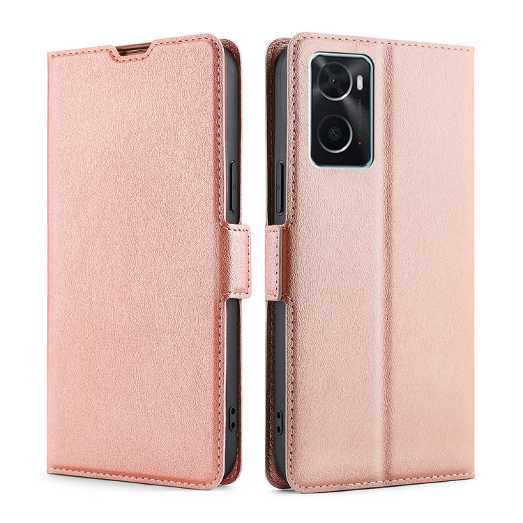 Custodia in pelle ultrasottile con vibrazione orizzontale per OPPO A36 4G, A96