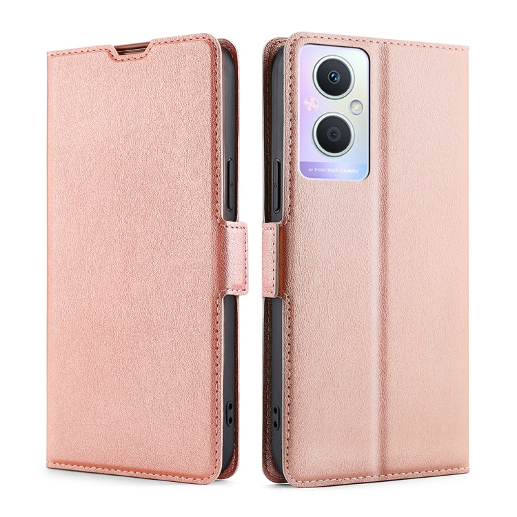 Custodia in pelle ultrasottile con vibrazione orizzontale per OPPO A36 4G, A96