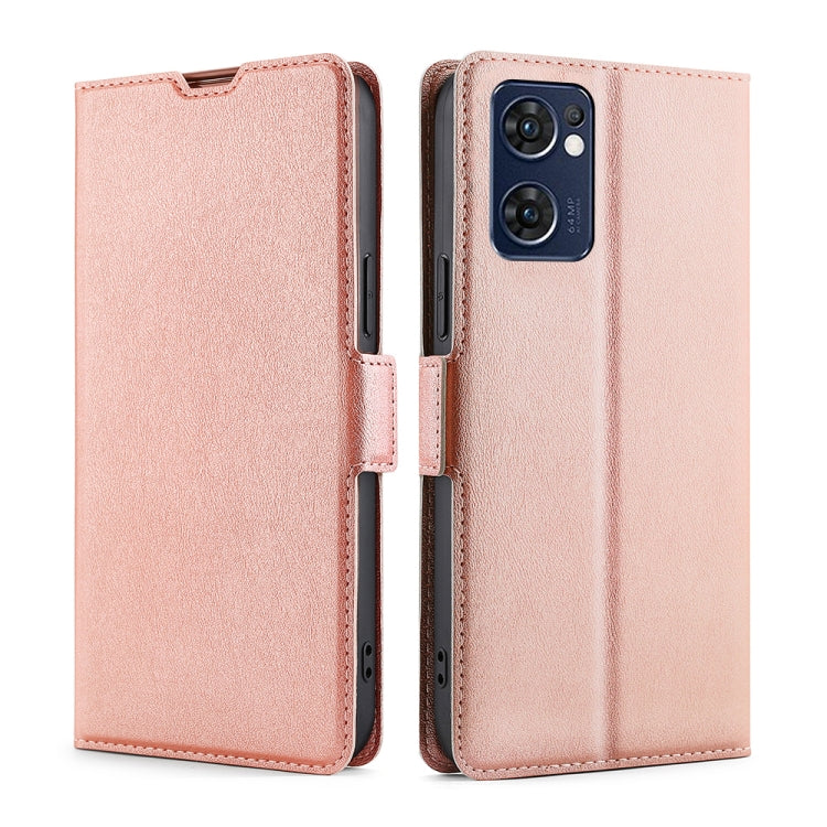 Custodia in pelle ultrasottile con vibrazione orizzontale per OPPO A36 4G, A96