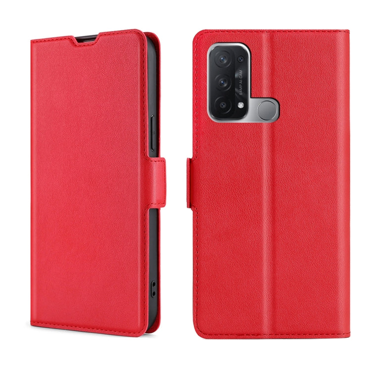 Custodia in pelle ultrasottile con vibrazione orizzontale per OPPO A36 4G, A96