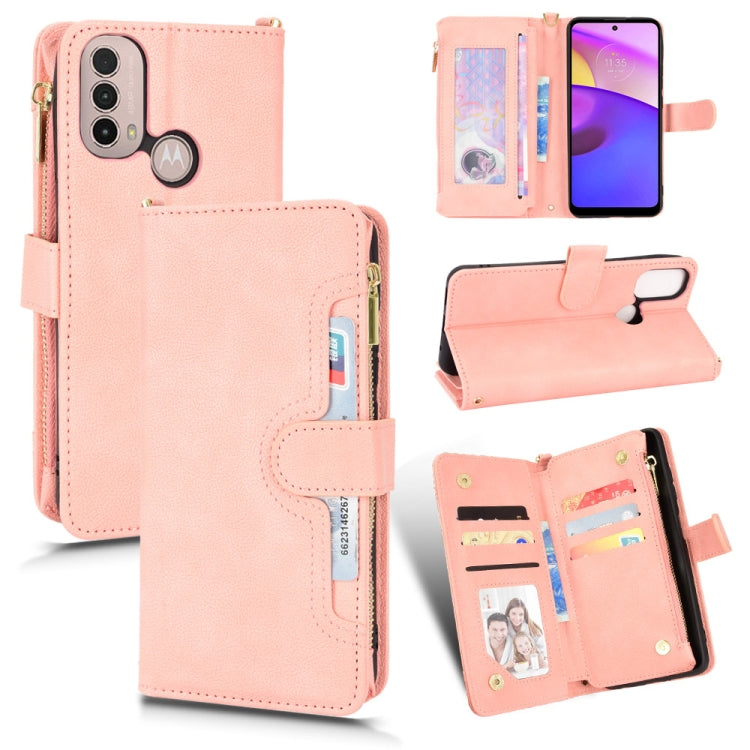 Custodia in pelle con cerniera texture Litchi per Sharp Aquos Zero6, Aquos Wish