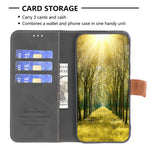 Custodia in pelle con supporto per OPPO Realme C35