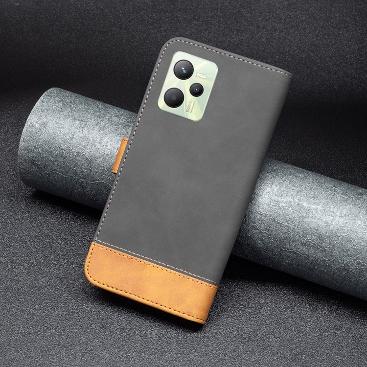 Custodia in pelle con supporto per OPPO Realme C35