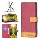 Custodia in pelle con supporto per OPPO Realme C35