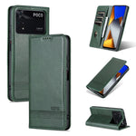 Custodia in pelle con texture di vitello per vivo X80 e Xiaomi POCO X4 Pro 5G