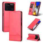 Custodia in pelle con texture di vitello per vivo X80 e Xiaomi POCO X4 Pro 5G
