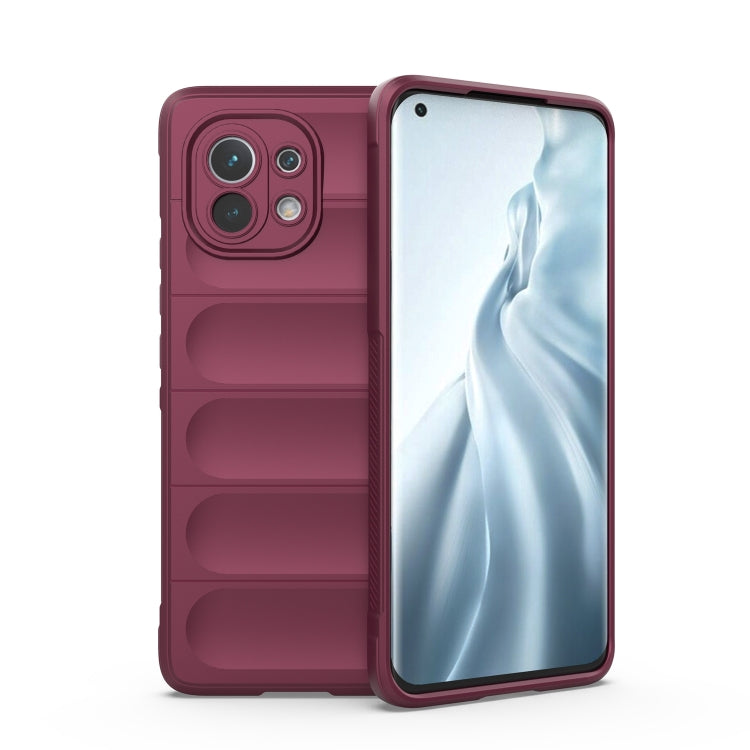 Custodia TPU in flanella Magic Shield per Xiaomi Mi 11