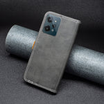 Custodia in pelle con doppio filo per OPPO Realme C31 e C35