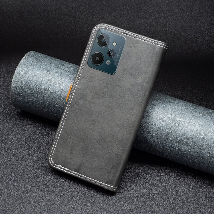 Custodia in pelle con doppio filo per OPPO Realme C31 e C35