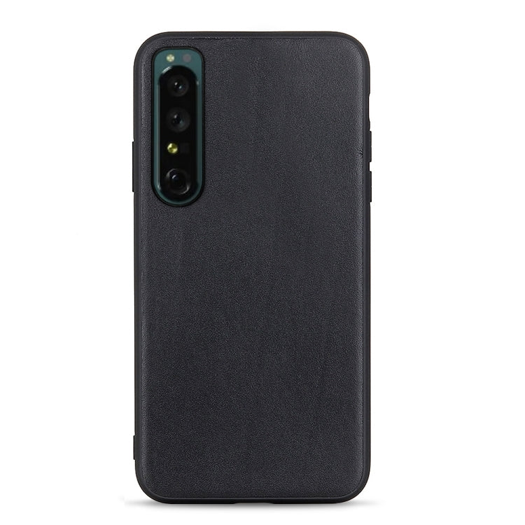 Cassa telefono in vera pelle con trama in pelle di agnello per OPPO Reno7 5G