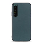 Cassa telefono in vera pelle con trama in pelle di agnello per OPPO Reno7 5G