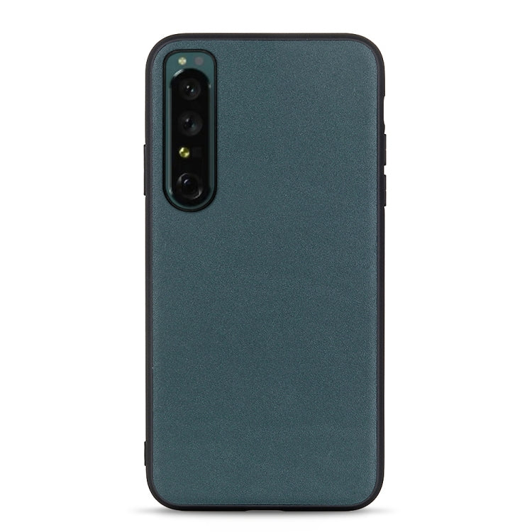Cassa telefono in vera pelle con trama in pelle di agnello per OPPO Reno7 5G