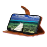 Custodia pelle flip goffrata floreale per Motorola Moto E32 4G e OnePlus CE 2