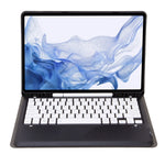 Custodia tablet in pelle con tastiera Bluetooth staccabile per Samsung Galaxy