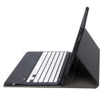 Custodia tablet in pelle con tastiera Bluetooth staccabile per Samsung Galaxy