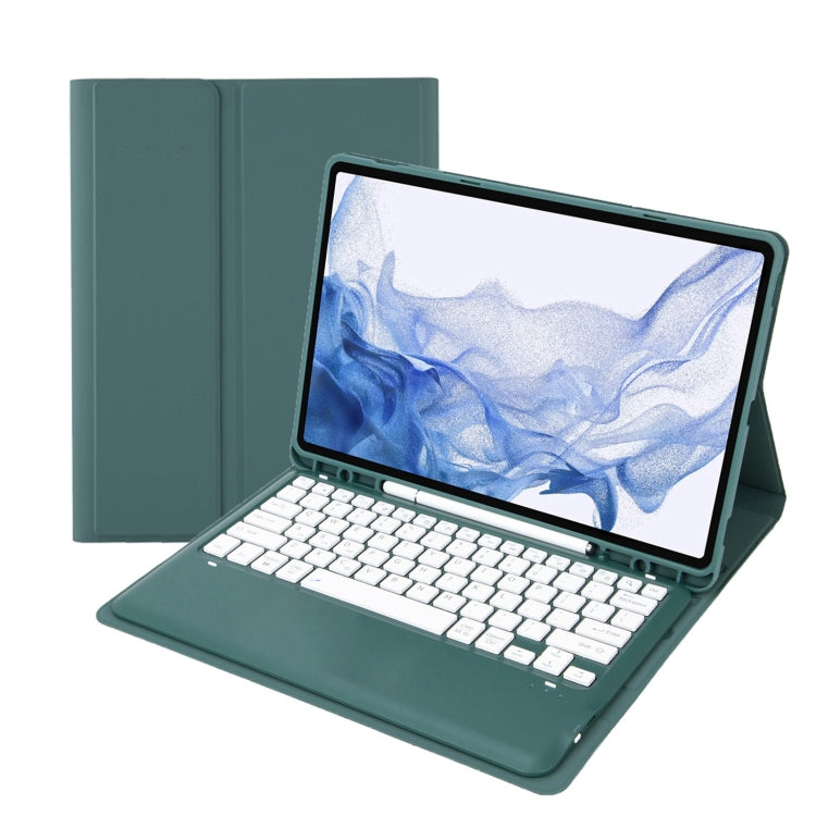 Custodia tablet in pelle con tastiera Bluetooth staccabile per Samsung Galaxy